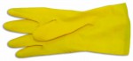 Перчатки резиновые М желтые с внутр.напылением 888/1//10//85402/
