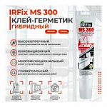 Герметик гибридный для ванной и кухни 85мл. белый IRFix MS 300/12/