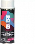 Краска аэрозольная для ванн и керамики эпоксидная DECORIX 520мл. RAL9003 0156-21DX/12/