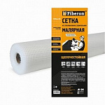 Сетка малярная стекловолоконная 1м*50м ячейка 2,5*2,5, белая, Fiberon/6/