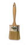 Кисть-макловица 40х25мм (ракля) овальная, натур.св.щет, дер.ручка Евро 888 /10//110/201040/0181400**