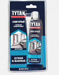Герметик силикон санитар. белый 85мл БЛИСТЕР TYTAN Professional /24/