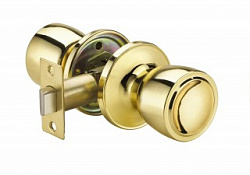 Защелка дверная ЗЩ671 РS РВ БУЛАТ (золото) (конус) /09351/