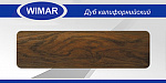 W824 Плинтус ДУБ КАЛИФОРНИЙСКИЙ с кабель-каналом МЯГКИЙ КРАЙ 2,5м /40/