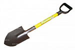 Лопата туристическая с металлическим черенком V-ручка (черно-желтая)