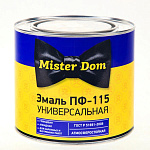 ПФ-115 зеленая 0,8кг Mister Dom /14/