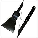 Ледоруб сварной Б2 с пласт.ручкой 4мм, с метал.черенком L-1200