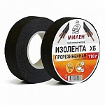 Изолента ХБ 110гр черная МИЛЕН/10/150/