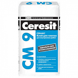 Клей д/плитки 25кг Ceresit CM9 для вн. работ