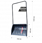 Движок д/снега "Пилатус" 680*450мм (черный)