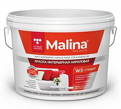 ВДАК интерьерная 6кг W3 супербелая МАЛИНА НТ