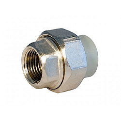 Муфта комб. разъемная гайка 20х1/2" PP-R