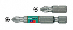 Биты PZ2 70мм 10шт крест Whirlpower