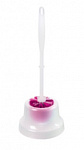 Ерш WC комплект ELITE ARONA MINI малиновый 555-722 /32/АКОР