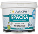 ВДАК д/стен и потолков 3,0кг белоснежная (ведро) Лакра