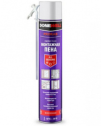 Пена бытовая 1000мл всесезонная DONEWELL ENERGY FLEX /12/