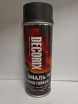 Краска аэрозольная жаростойкая +800гр. черный DECORIX 520мл. RAL 9011 0122-9011DX/12/