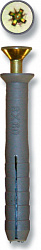 Дюбель-гвоздь 6х60 SM-L 100шт потайной бортик