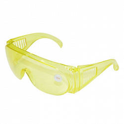 Очки защитные с дужками желтые /50/