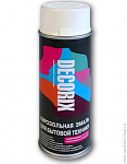 Краска аэрозольная для бытовой техники DECORIX 520мл.RAL9003 0156-23DX/12/
