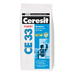 Затирка для швов белая 5кг. Ceresit CE33