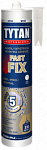 Жидкие гвозди универсальные 290мл. белый FAST Fix 5 СЕКУНД TYTAN Professional /12/