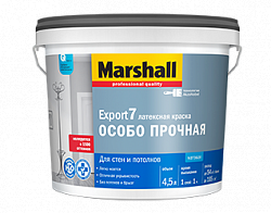 ВДАК особо прочная 9л матовая, база под колер.в насыщ.цвета EXPORT-7 BС MARSHALL