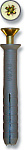 Дюбель-гвоздь 6х80 SM-L 500шт потайной бортик