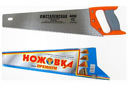 Ножовка по дереву 400мм шаг 4мм ИЖ "ПРЕМИУМ" /30/
