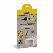 Клеевая ловушка для грызунов "Домик" 2шт. NADZOR  /50/