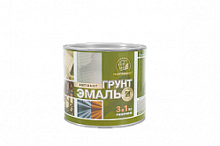 Грунт-эмаль по ржавчине 3 в 1 графит 1,9кг РАДУГА/6/