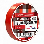 Изолента ПВХ 15ммх10м красная 130мкм KLEBEBANDER/8/200/