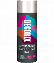 Лак акрил аэрозольный бесцвет мат. DECORIX 520мл. 0107-31AV/12/ 